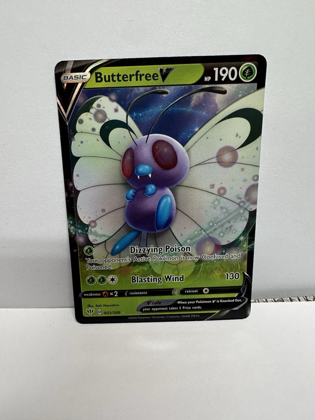 Pokemon Darkness Ablaze Butterfree V 1/189 NM/M 