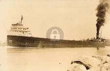 Great Lakes Ship Joseph N. Frantz RPPC Photo Postcard COPY