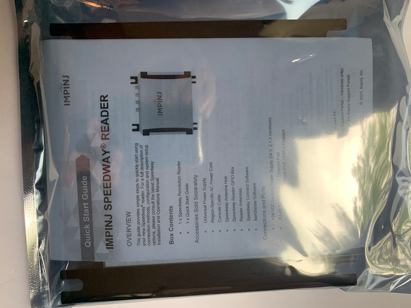 Impinj R420 Speedway Revolution UHF RFID Card Reader IPJ-REV-R420-USA2M – 4 Port