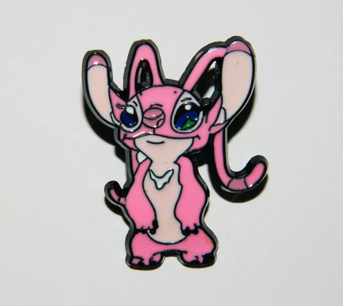 Walt Disney Lilo & Stitch Angel Pink Stitch Figure Metal Enamel Pin NEW  UNUSED