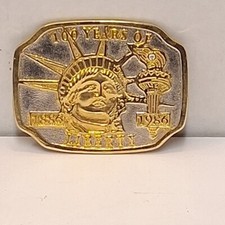 Statue Of Liberty 100th Anniversary Belt Buckle