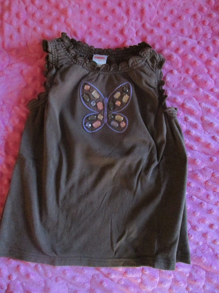 VGUC 6/7 Gymboree Glamour Safari Girls Shirt & Shorts - Image 3 of 4