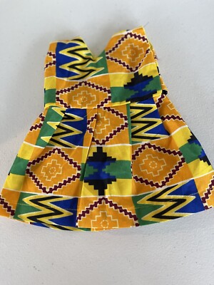 Beautiful authentic Ankara Dress for 18'' Girl Dolls. Limited Edition.