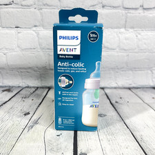 Philips AVENT Anti-Colic 9oz. Baby Bottles with AirFree Wide Vent Clear