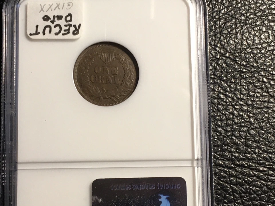 1864L Indian Penny NGC Vf 25 Recut Date Interesting Variety C Photos  - Image 3 of 4