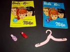 2 Vintage 1960s Barbie Ken Midge Dolls Fashion Booklets Pamphlets & Accessories
