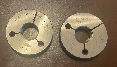 1 1/4 - 2 UNF - 3A Left Hand Ring Gage