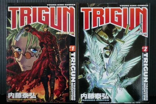 NUOVO set Trigun Manga vol.1+2 (scritto in giapponese) di Yasuhiro Nightow... - Foto 1 di 9