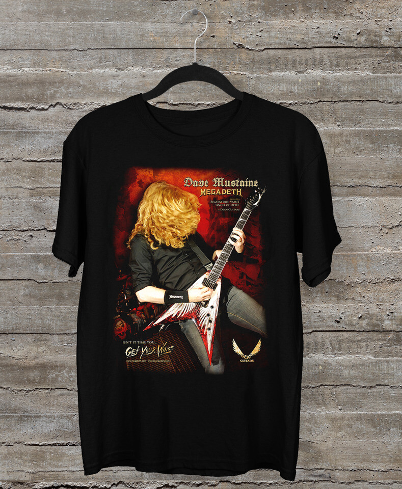 New Megadeth Dave Mustaine Black T-Shirt Unisex S-5XL | eBay