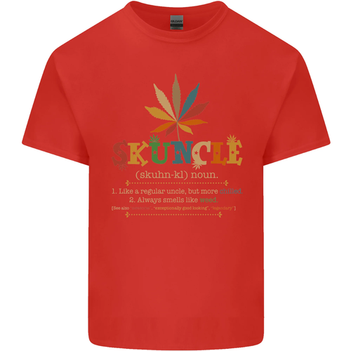 Skuncle Uncle That's Weed Funny Drugs T-shirt in cotone da uomo_voghion.com