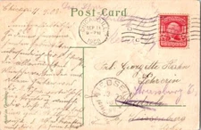 2c Washington Shield 1908 Chicago, Ill. PPC to Piedselz, Germany Forwarded.