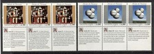 UNITED NATIONS GENEVA 1993, ART: PICASSO & MAGRITE, Sc 234-235 w. 3 DIFF. LABELS