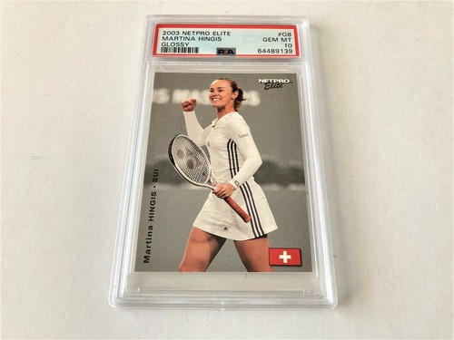 Martina Hingis #8 2003 NetPro Elite Glossy card