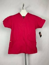 NWT Dickies Scrub Top Redish Pink 10001 Choose Your Size FREE US SHIPPING X46