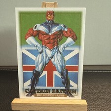 Captain Britain 2024 UD Marvel Masterpieces 92 Platinum Canvas #15