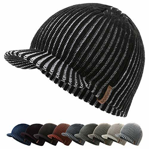 Femmes Brim Knit Skully Hats Billed 