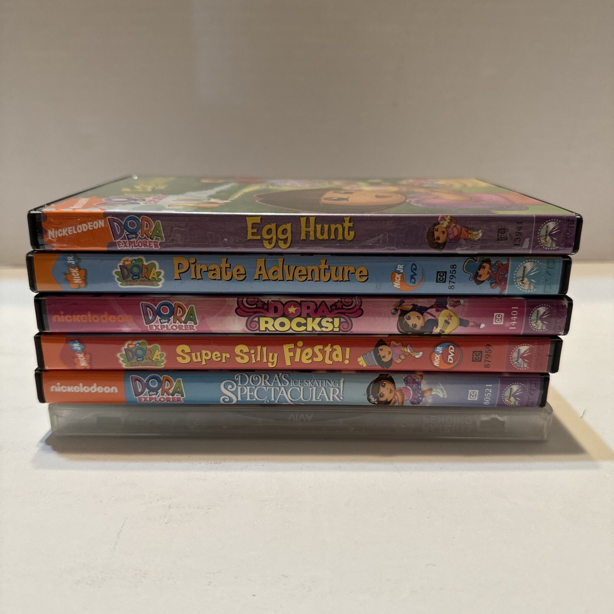 Dora The Explorer DVD Lot Of 6- Nickelodeon Studios Kids TV