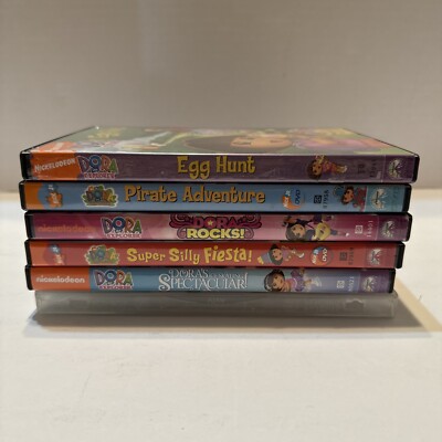 Dora The Explorer DVD Lot Of 6- Nickelodeon Studios Kids TV Show