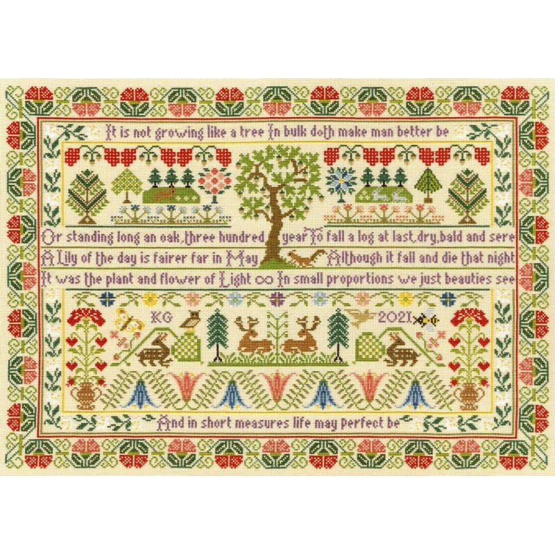 Bothy Threads Oak Tree Counted Cross Stitch Kit