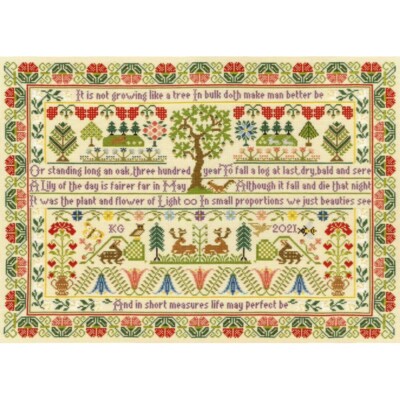 Bothy Threads Oak Tree Counted Cross Stitch Kit
