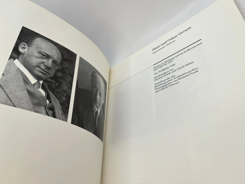 Hans und Oskar Gerson Hanseatische Moderne Bauten in Hamburg, kalifornis 1907-57 - Image 3 of 4