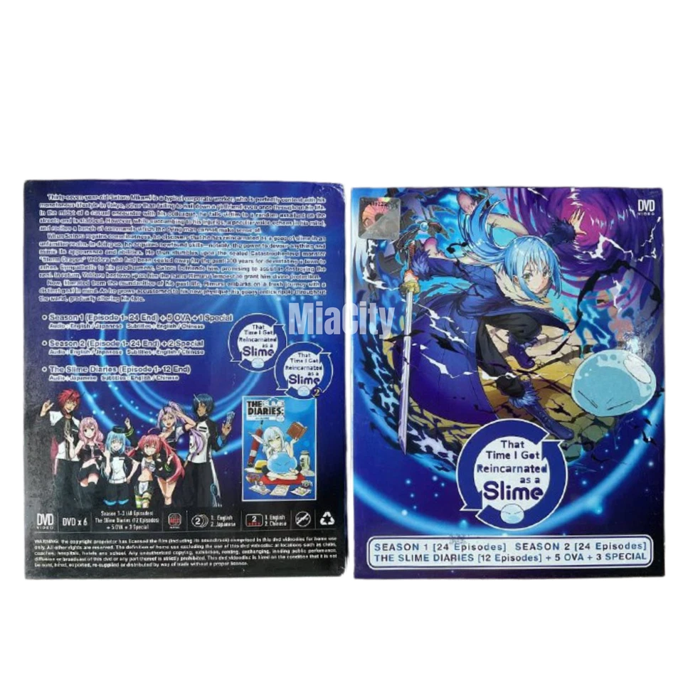 DVD That Time I Got Reincarnated As A Slime Season 1+2+Diaries+ 5OVA + 3 Special - Image 4 of 4