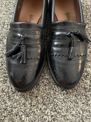 Allen Edmonds Bridgeton Leather Tassel Shoes Loafers Mens Size 10C - Picture 2 of 7