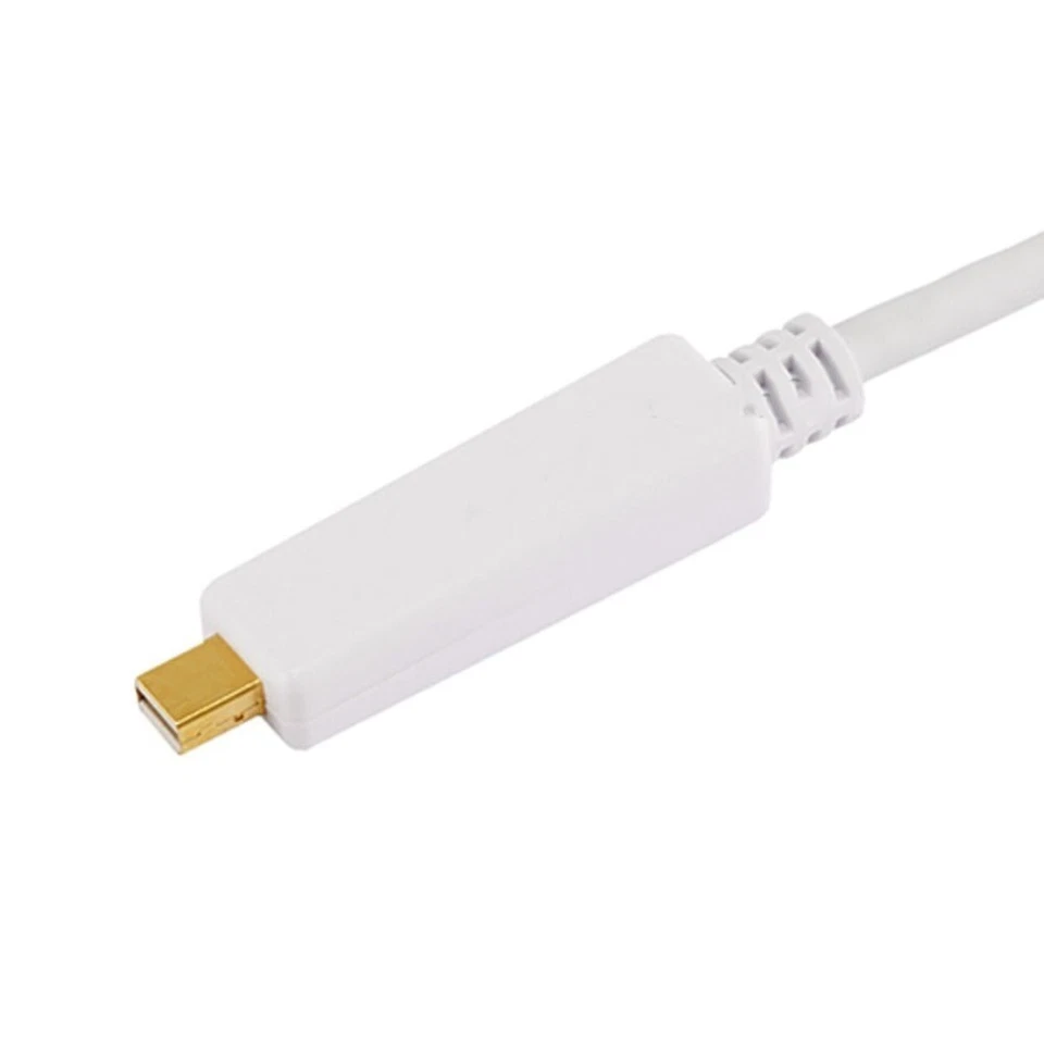 6FT Mini DisplayPort MDP Male to DVI Male Cable Mac Monitor 32AWG Gold Plated - Image 2 of 3