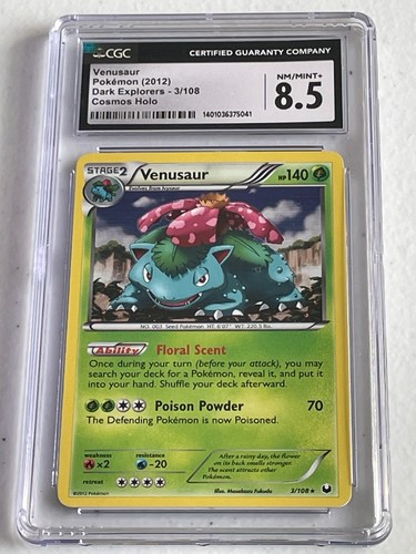Venusaur graded CGC 8.5 for sale on eBay