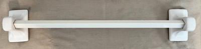 Vintage porcelain towel rack - Snow White 24" long rack | eBay