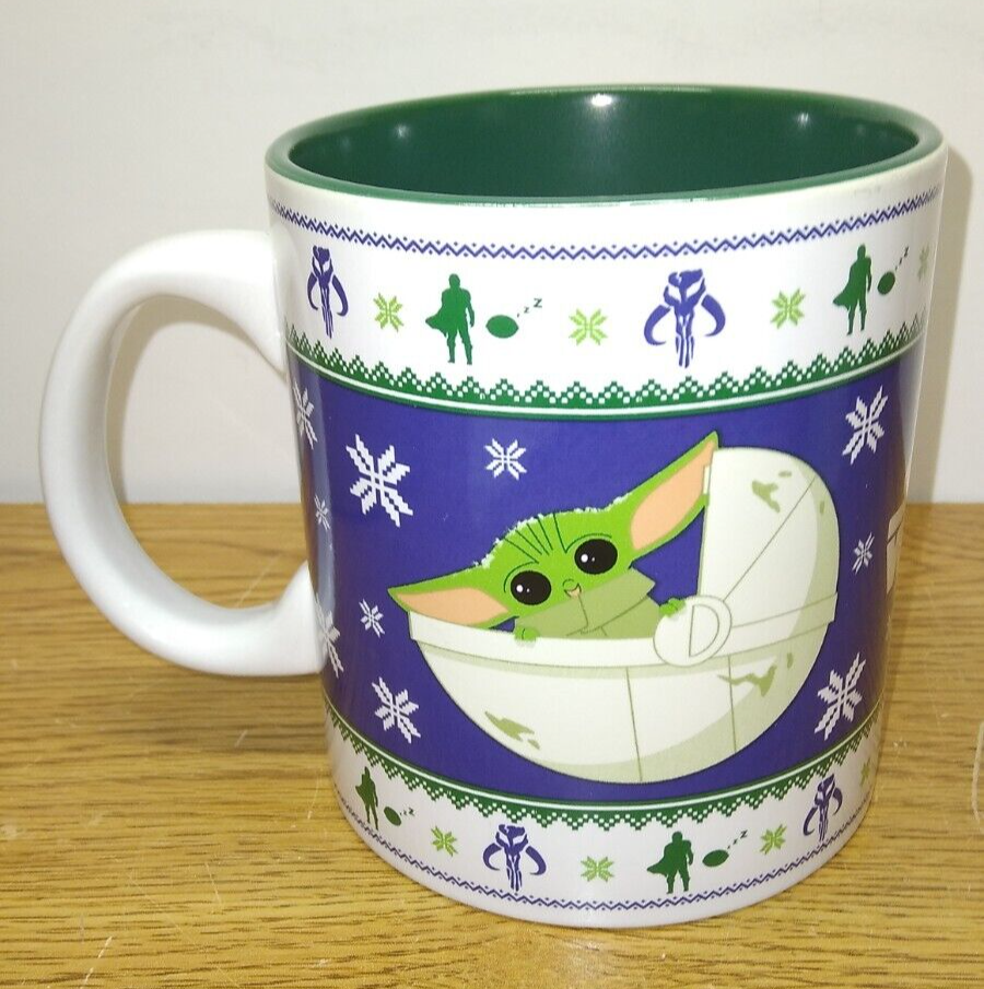 Star Wars Baby Yoda Christmas Holiday Coffee Mug Cup 20 oz