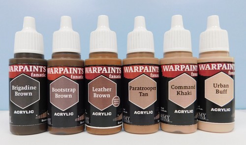 Army Painter Warpaints Schwarz & Grau Set - 7 Acrylfarben Miniatur Malerei
