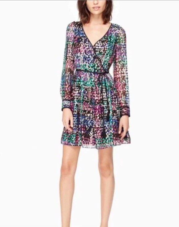 Kate Spade Metallic Dot Dress Size 0