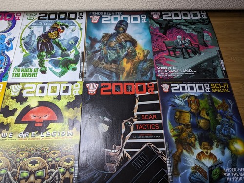 Lot of 14 issue 2000 AD comic Sci-Fi please see pictures and description. - Picture 7 of 12