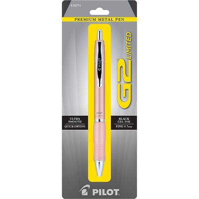 Pilot Rollerball Pen G2 Rose Gold Metal Ultra Smooth Quick Drying Premium 18274