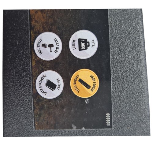 Cyclone Splitting Wedge 4lb 1.8Kg Forged Steel Firewood Wood Splitter 603631 - Picture 2 of 2