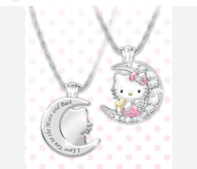 Hello Kitty   I Love You To The Moon & Back  Necklace