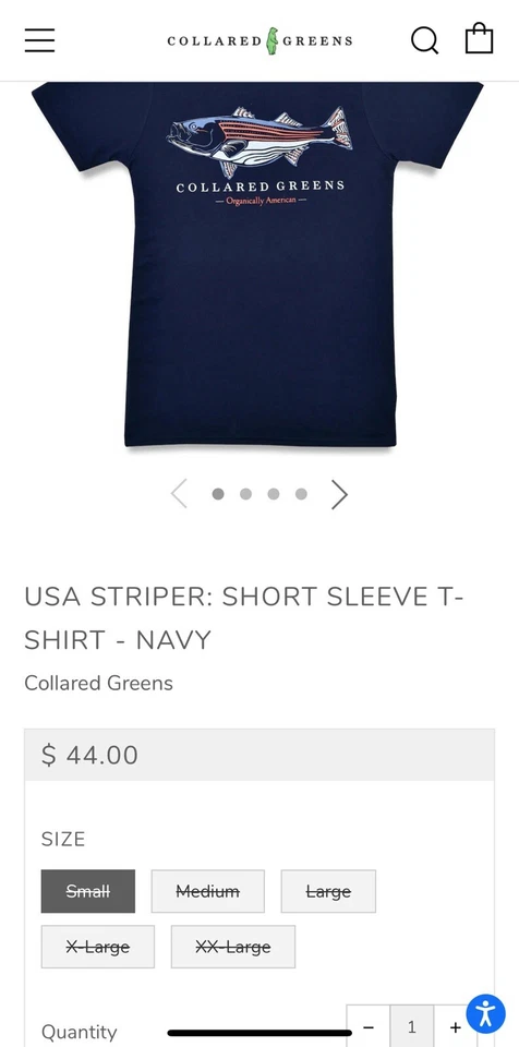 Camiseta Cuello Verde EE. UU. Striper Orgánicamente Americana Bolsillo 2 Caras Talla L Usada en Excelente Condición Foto 2 de 4