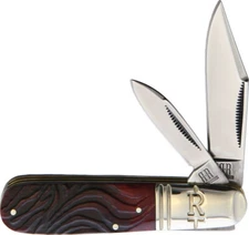 Rough Ryder Barlow Red Worm Groove Folding Pocketknife #2056