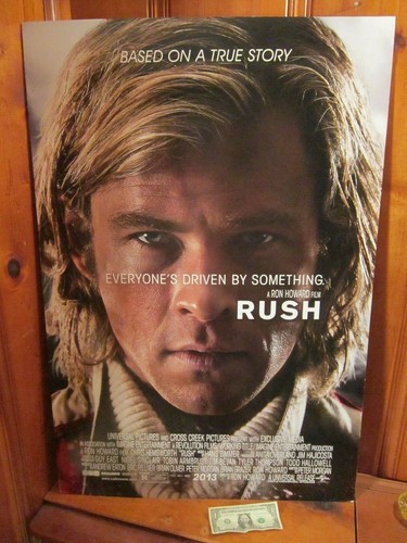 Rush Chris Hemsworth Movie 2013 Wall Print Posterboard Poster 40"x27" EUC