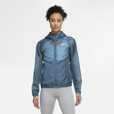 Nike Repel Essential Full-Zip Hooded Running Jacket CZ2833-058 Womens Size M NWT