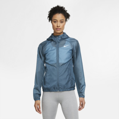 Nike Repel Essential Full-Zip Hooded Running Jacket CZ2833-058 Womens Size M NWT