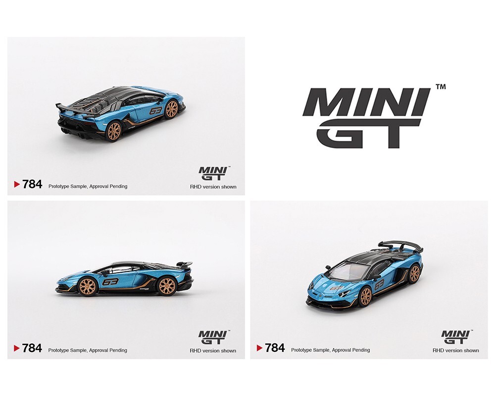 ミニカー MINI GT Lamborghini Aventador SVJ Road MINI GT LAMBORGHINI AVENTADOR SVJ 63 ROADSTER NERO ALDEBARAN