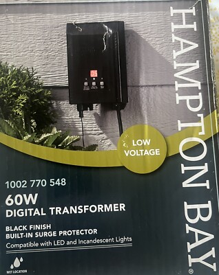 Hampton Bay 1002 770 548 Low - Voltage 60 Watt   Wall digital Landscaping  Open