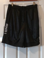 AND 1 ONE BLACK SHORTS SIZE XL INSEAM 10"