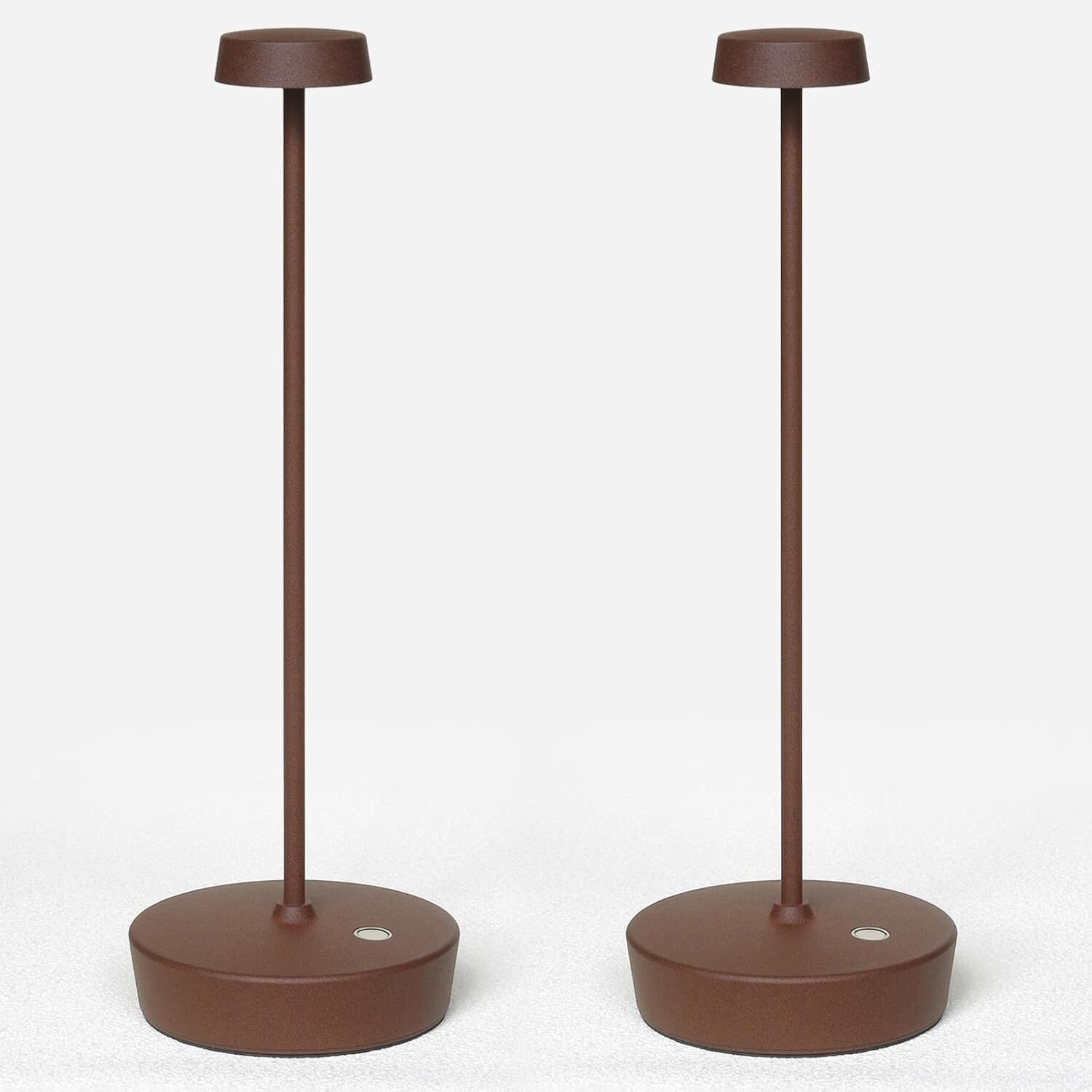 2Pcs Cordless Rechargeable LED Table Lamp with 3 Color Modes