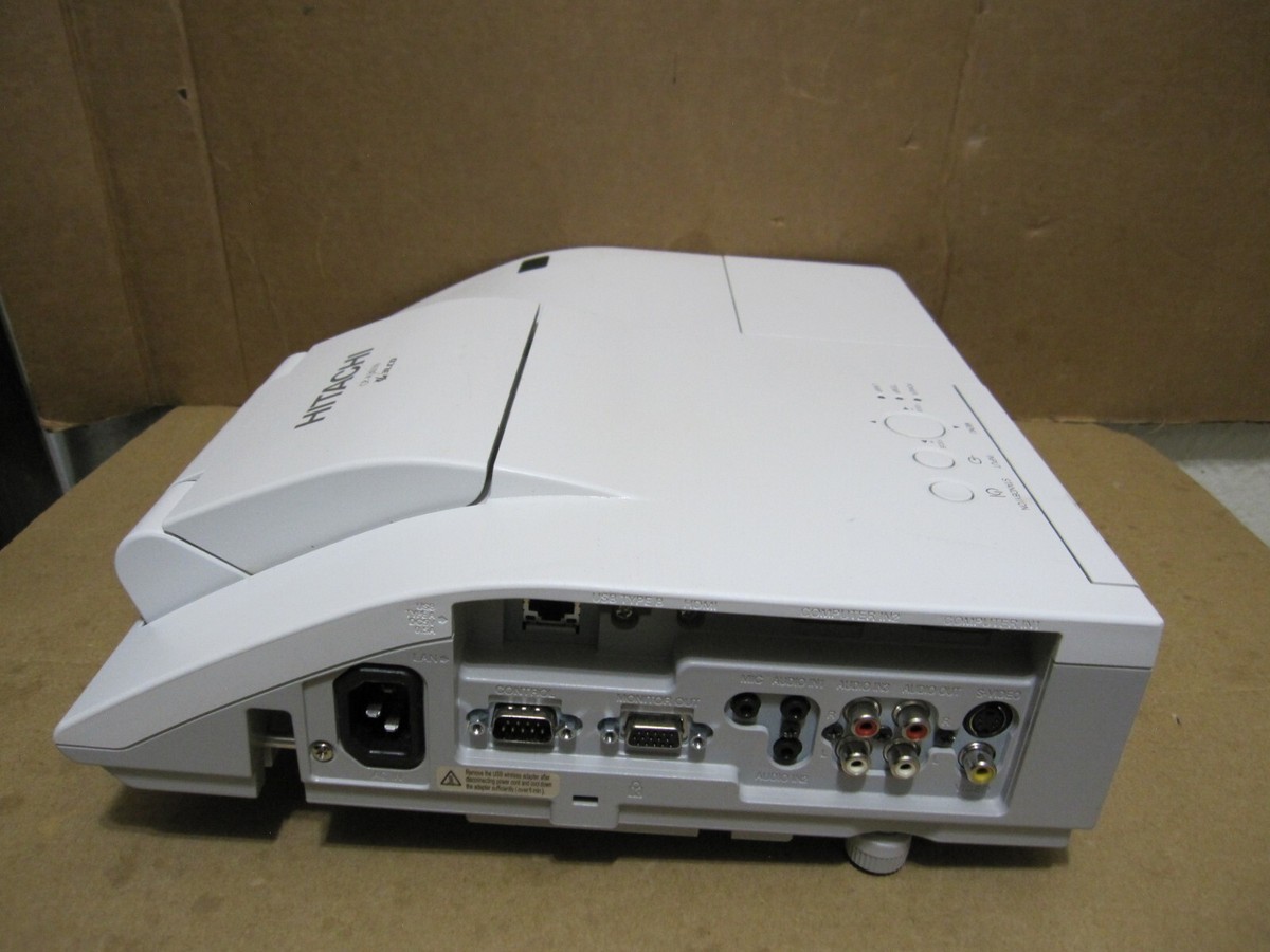 Hitachi CP-A301N Short Throw 3LCD Projector 3000 ANSI LUMENS Only