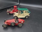 Lot 3 Lesney Matchbox Models Of Yesteryear: Packard, Limousine, Bugatti. MG