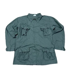 Rothco BDU Mens Medium Military Ripstop Jungle Jacket Slant Pockets Vietnam