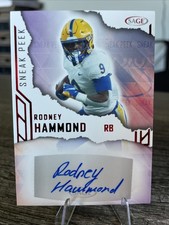 2023 Sage - Sneak Peek Red Parallel Auto - Rodney Hammond Jr.